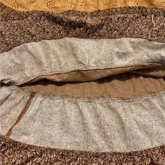 Handmade Brown Tiered Skirt Great condition - Picture 9 of 9